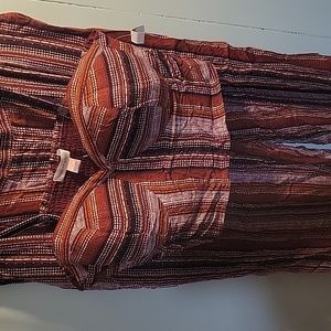 NWT Band of Gypsies 2 piece outfit - Flowy Pants with Crop Top sz XL